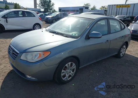 2009 Hyundai Elantra Gls из США, поврежденный, VIN KMHDU46D19U824646